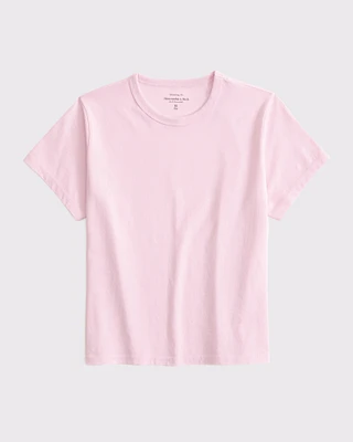 Essential Polished Body-Skimming Tee