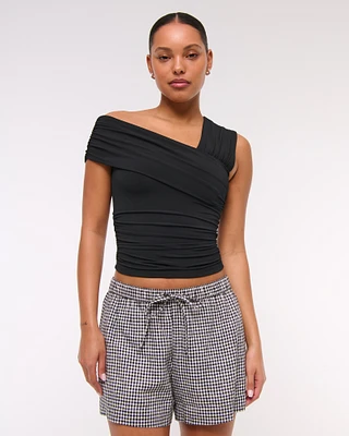Asymmetrical Wrap Top