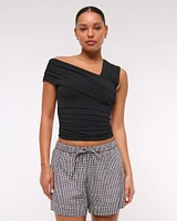 Asymmetrical Wrap Top