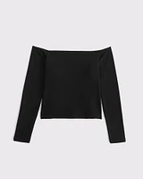 Bra-Free Off-The-Shoulder Top