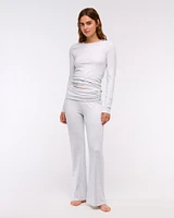 Long-Sleeve Cozy Lounge Knit Tee