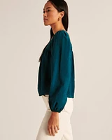 Puff Sleeve Non-Waisted Top