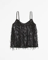 Sequin Fringe Cami