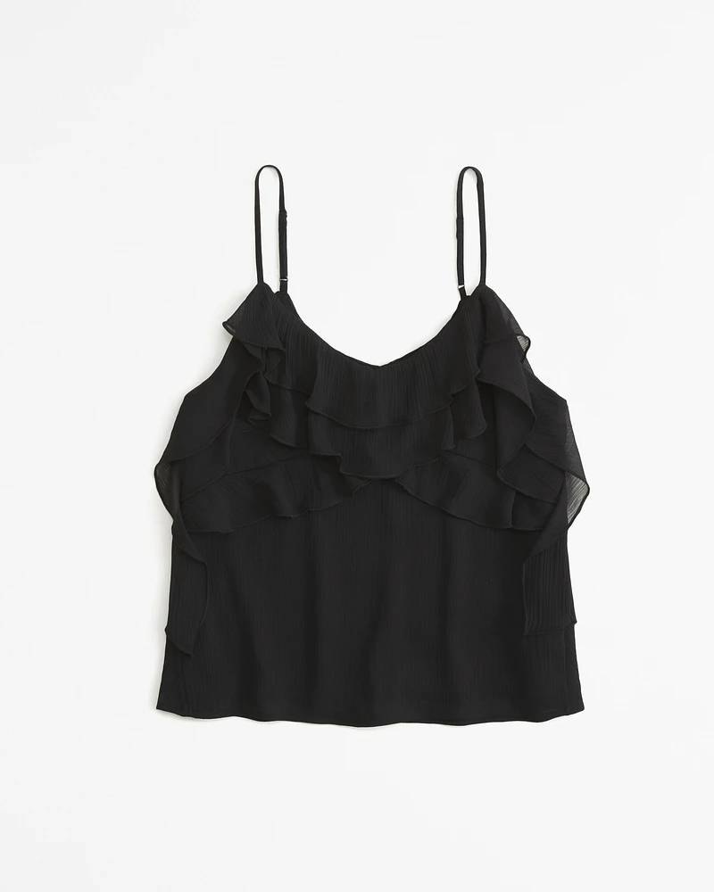 Sheer Ruffle Cami