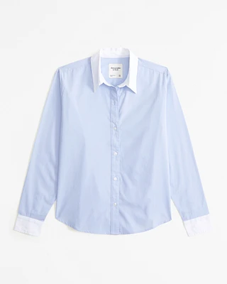 Relaxed Poplin Shirt