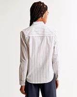 Relaxed Poplin Shirt