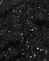 Long-Sleeve Sequin Button-Up Shirt