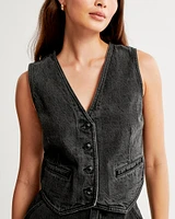 The A&F Mara Denim Vest