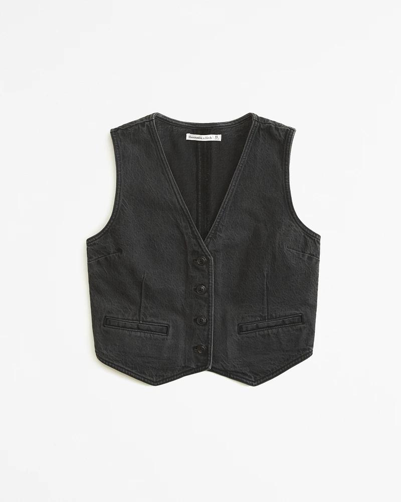 The A&F Mara Denim Vest