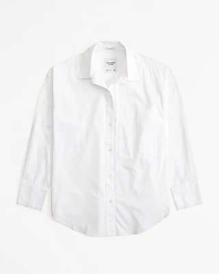 Oversized Poplin Shirt