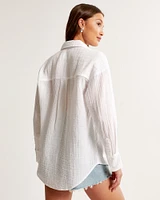 Oversized Gauzy Shirt