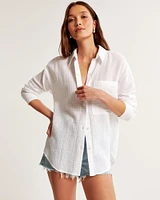 Oversized Gauzy Shirt