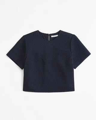 Tweed Woven Tee