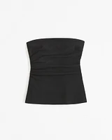 Strapless Ruched Top