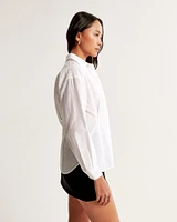 Pintuck Poplin Shirt