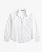 Oversized Flyaway Poplin Shirt