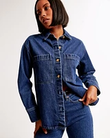 Oversized Denim Shirt