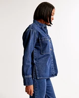 Oversized Denim Shirt