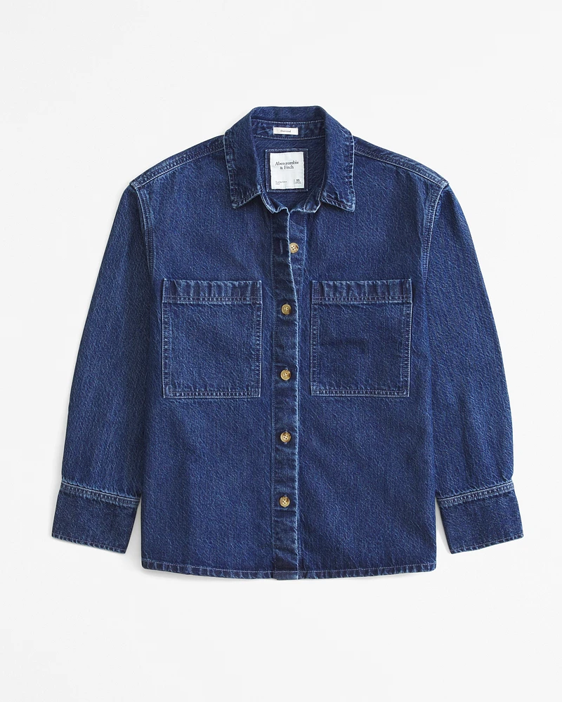 Oversized Denim Shirt