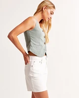 The A&F Mara Premium Linen Vest Set Top