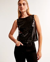 Sequin Shell Top