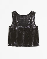 Sequin Shell Top