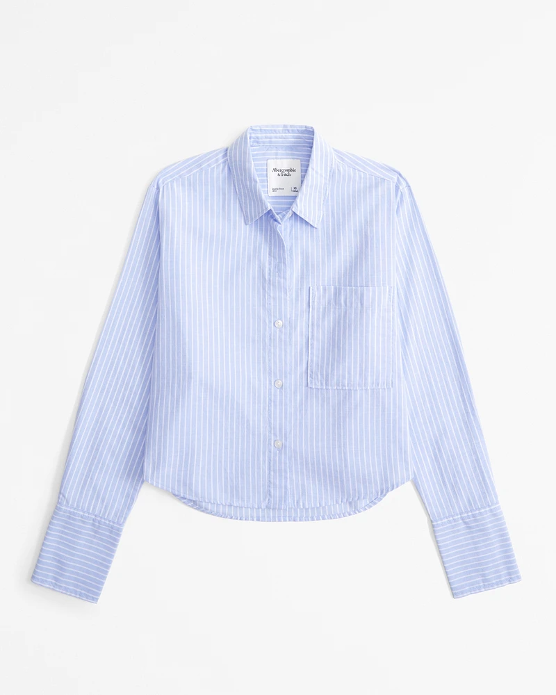 Cropped Oxford Shirt