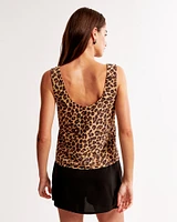 Satin Scoopneck Cami