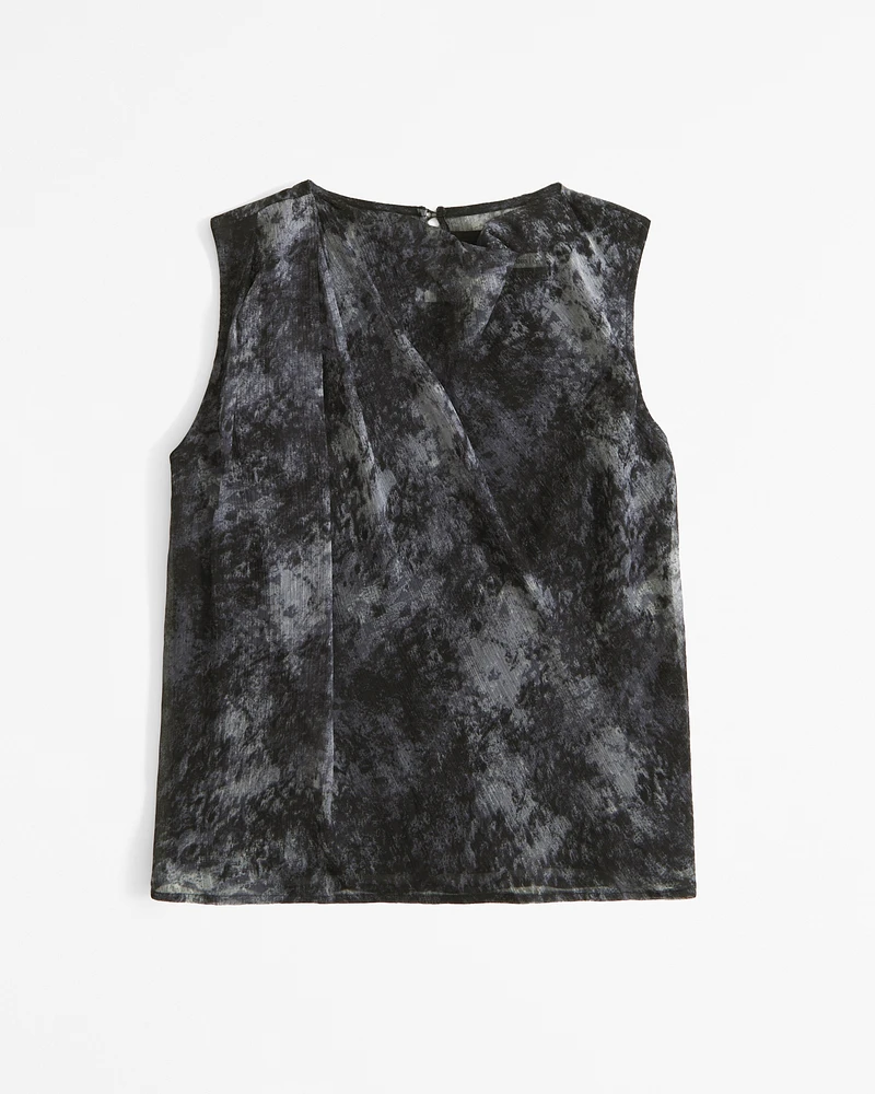 Draped Shell Top