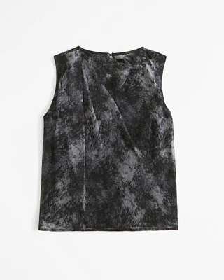 Draped Shell Top