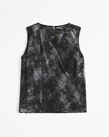Draped Shell Top
