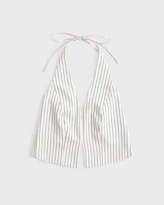 Clean Front Tailored Halter Top