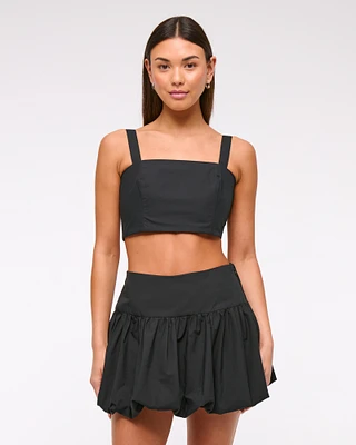Ultra Cropped Bow-Back Cami Top