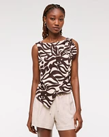 Knotted Scarf Top