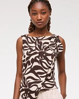 Knotted Scarf Top