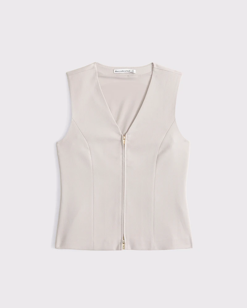 Tailored Zip Vest