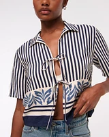 Tie-Front Top