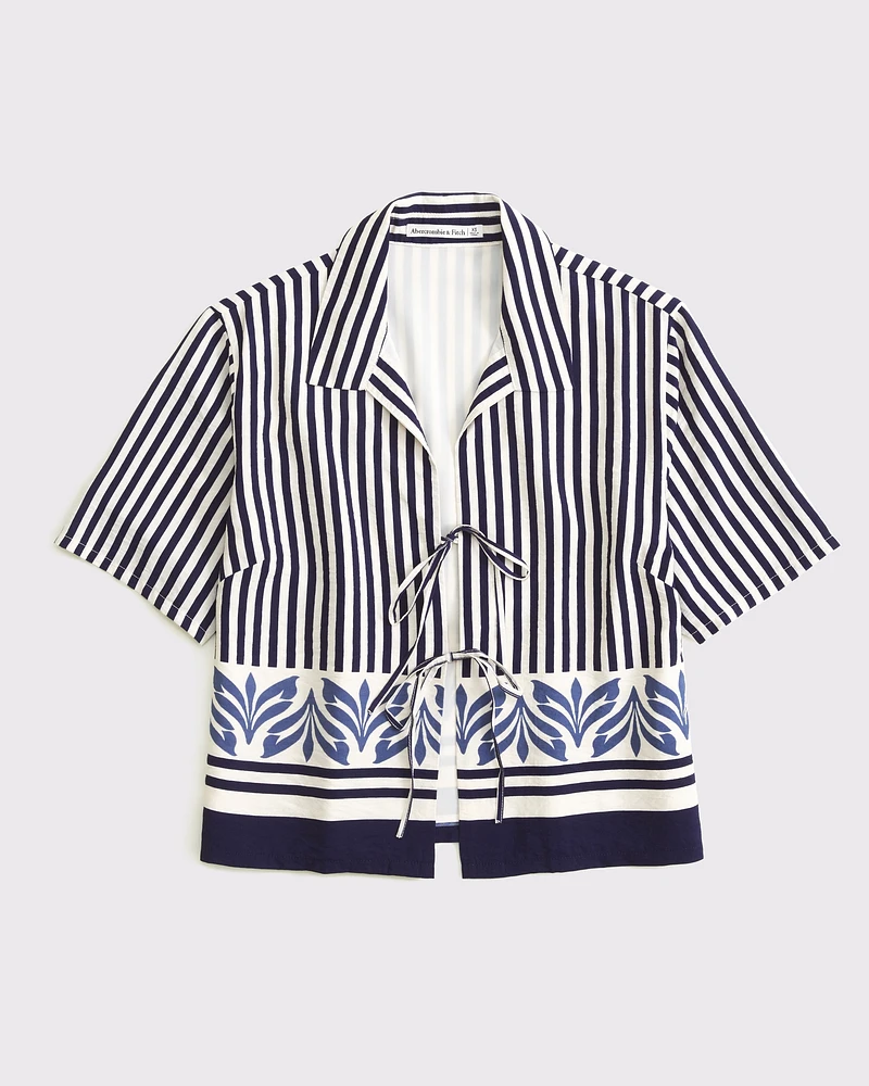 Tie-Front Top