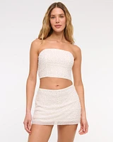 Beaded Strapless Top