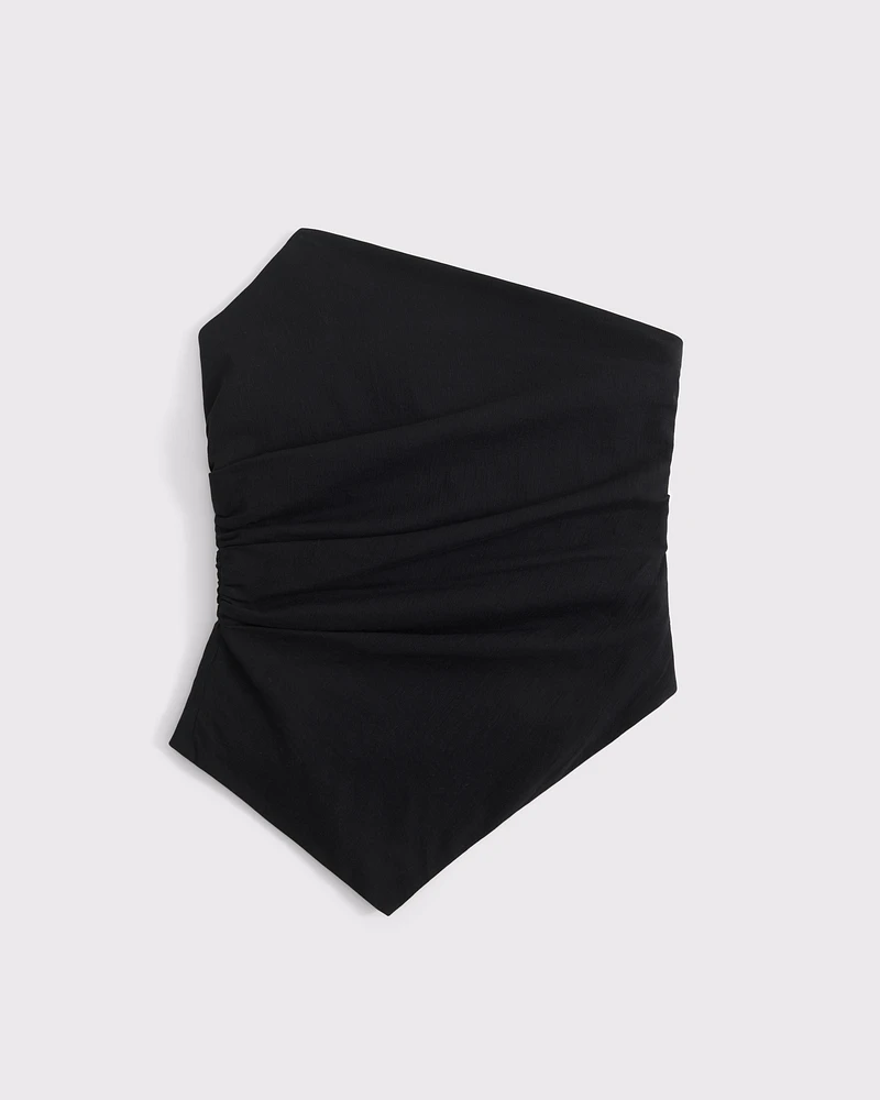 Asymmetrical Strapless Top