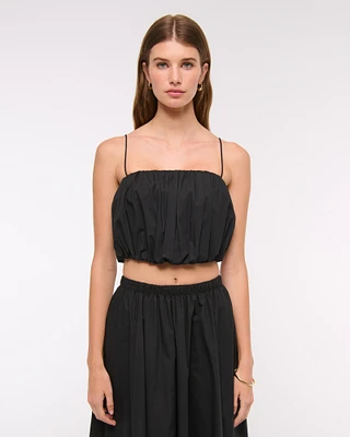 Cropped Bubble Hem Cami