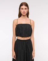 Cropped Bubble Hem Cami