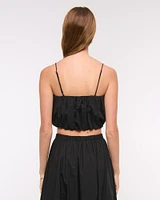 Cropped Bubble Hem Cami