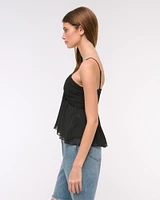 V-Neck Ruched Cami