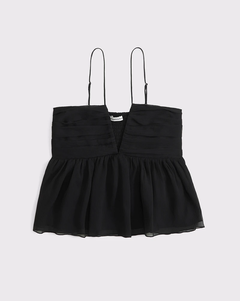 V-Neck Ruched Cami