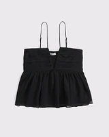 V-Neck Ruched Cami