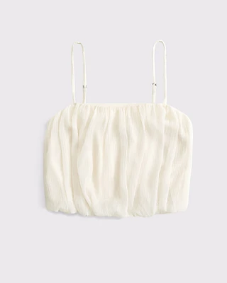 Sheer Bubble Hem Cami