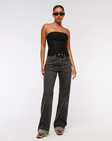 Strapless Sequin Corset