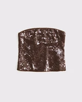 Strapless Sequin Corset