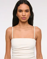 Strapless Side Ruched Top